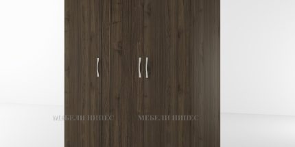product - Гардероб трикрилен Сити 1002 орех адмирал