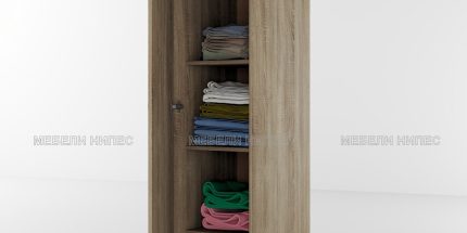 product - Гардероб еднокрилен Сити 1010 сонома тъмна