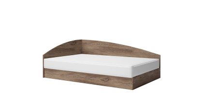 product - Легло-приста за матрак 120/190 см Аполо 4 браун