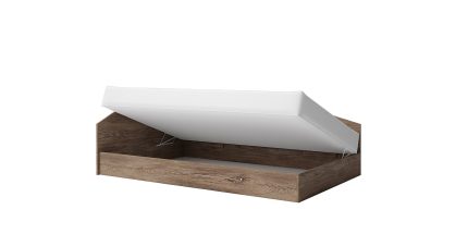 product - Легло-приста за матрак 120/190 см Аполо 4 браун