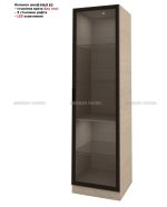 Кухня с термоплот City 9166 МДФ деним и крийм гланц