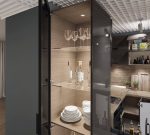 Кухня с термоплот City 9142 – МДФ антрацит гланц