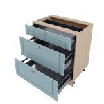 Кухня с термоплот City 9161 – МДФ деним мат