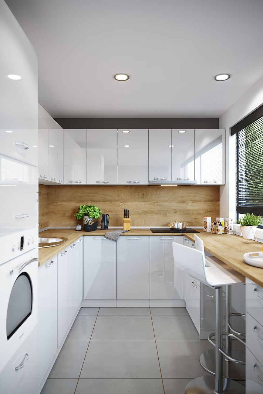 Кухня с МДФ Сити 940 Кухня с термоплот MDF City 940