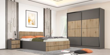 product - Спален комплект Симона графит