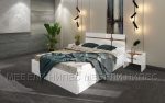 Спален комплект Енцо бяло гланц