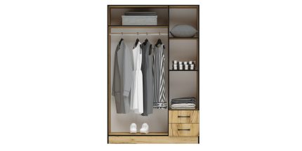 product - Гардероб Аполо 2 голд крафт