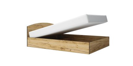 product - Легло за матрак 140/190 см Аполо 5 крафт