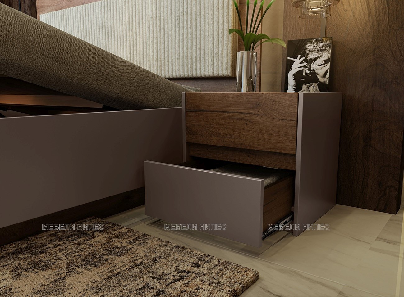 Спалня с нощ.шкафчета Caltavra - 5 Спален комплект Calatrava – НОВ МОДЕЛ