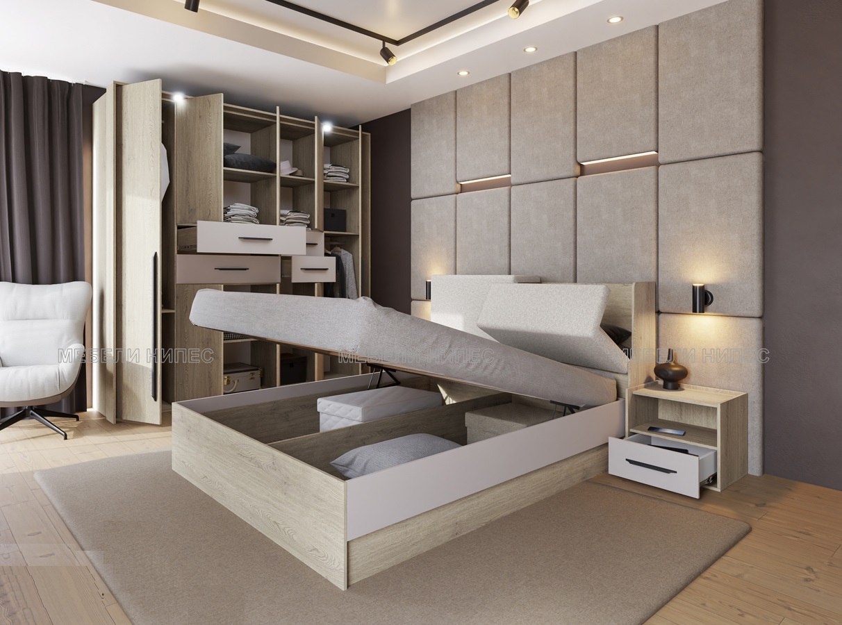 Спалня Сити 7090 отворена Спален комплект Сити 7090