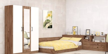 Спален комплект с приста Студио 353