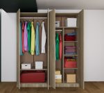 Гардероб Сити 066 сонома тъмна