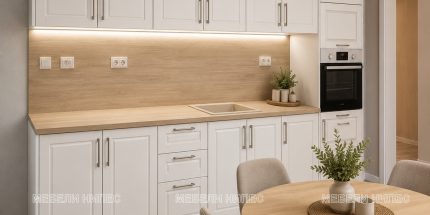 product - Кухня с термоплот City 277 – МДФ бяло мат